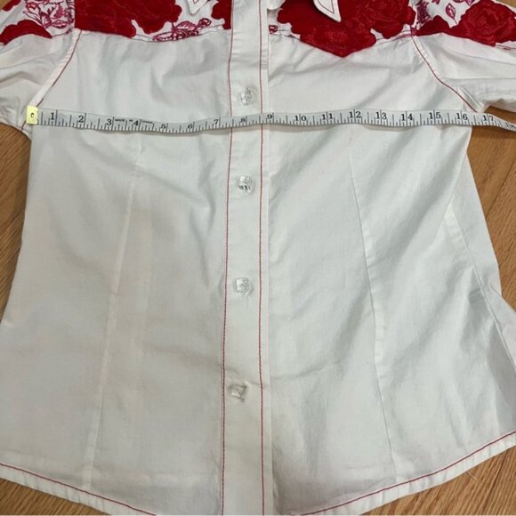 Coastal owgirl ockabilly mbroidered utton own - Picture 11 of 11